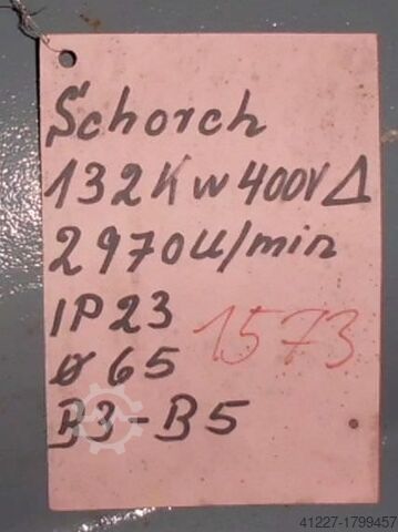 Electric motor 132 kW 2970 rpm Schorch KN7280M-AV039-Z
