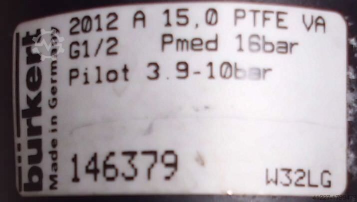 Magnetventil Bürkert G 1/2 Zoll