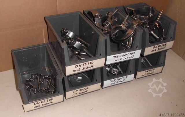 Schraubschellen mit Schaft Edelstahl Verschiedene Ø