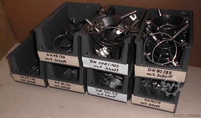 Schraubschellen mit Schaft Edelstahl Verschiedene Ø