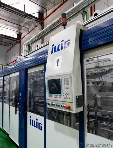 Sheet extrusion and thermoforming Amut & Illig VHW 90 y RS 90