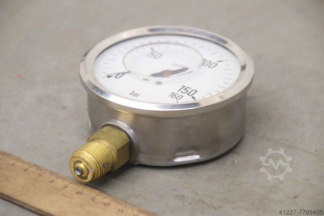 Manometer Wika 0 bis 160 bar