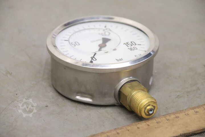 Manometer Wika 0 bis 160 bar
