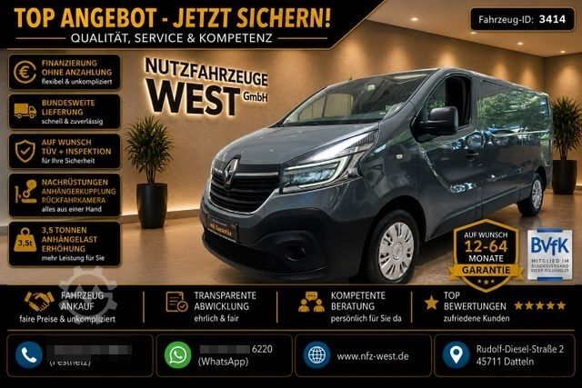 Panel van RENAULT Trafic L2-H1*Lang*1.Hand*AHK*Garantie*