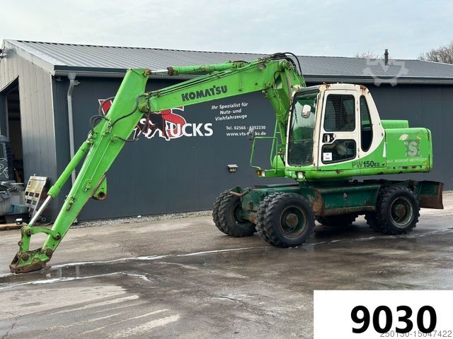 Mobile excavator KOMATSU PW 150ES-6K Mobilbagger Bj.2002