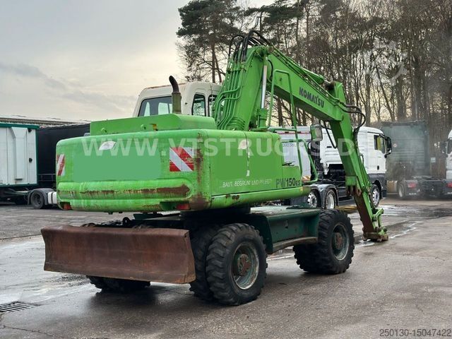 Mobile excavator KOMATSU PW 150ES-6K Mobilbagger Bj.2002