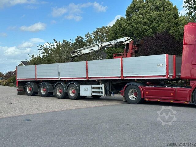 Open body Floor 4 assen  130r KLEM 4 assen Hiab 130r KLEM