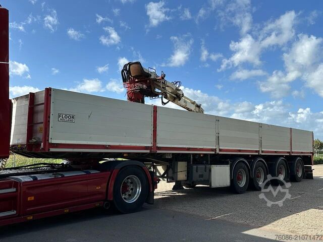 Open body Floor 4 assen  130r KLEM 4 assen Hiab 130r KLEM