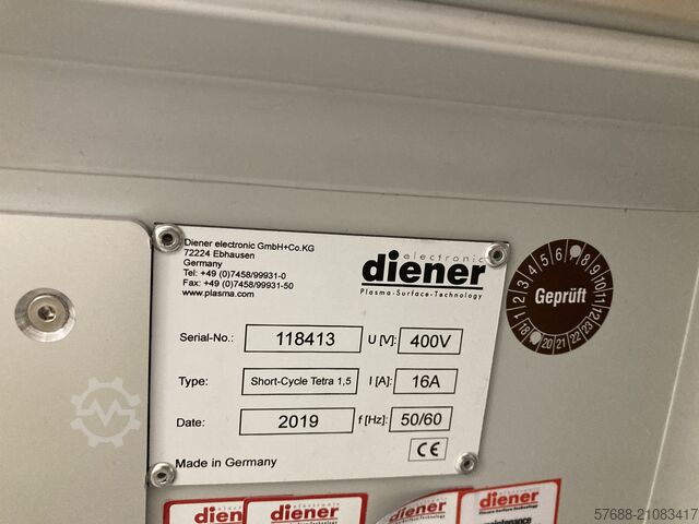Plasmaaktivierung Diener Electronic GmbH short-Cyde Tetra