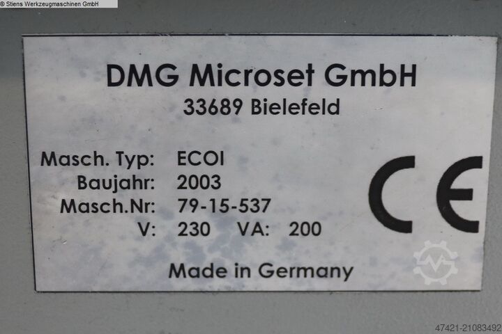 Werkzeug Voreinstellgerät DMG MICROSET ECO 1