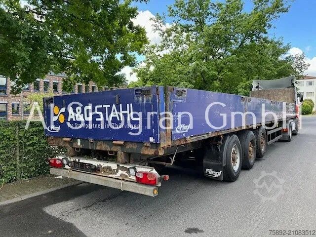 Loading platform Fliegl BPW/Lenk  + Liftachse /Verlängerbar