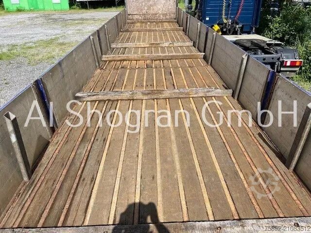 Loading platform Fliegl BPW/Lenk  + Liftachse /Verlängerbar