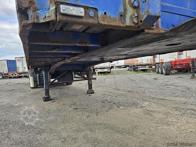 Flatbed PACTON 3 AXLE FLATBED TRAILER BPW DRUM