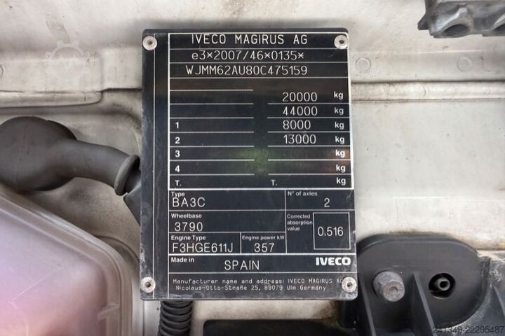 Standard SZM IVECO S-Way 490 4x2