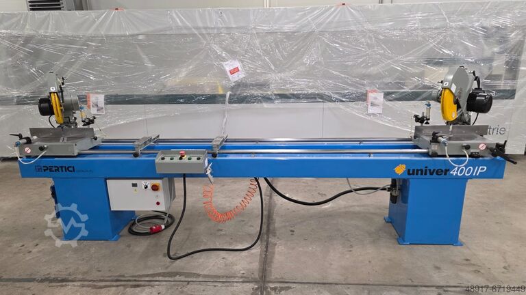 Double mitre saw for aluminum or PVC Pertici 400 IP