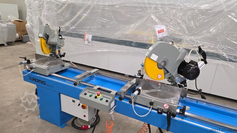 Double mitre saw for aluminum or PVC Pertici 400 IP