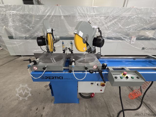 Double mitre saw for aluminum or PVC Pertici 400 IP