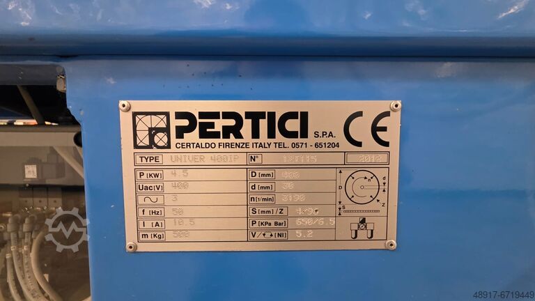 Doppel-Gehrungssäge für Aluminium oder PVC Pertici 400IP