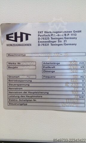 Press brake EHT- VARIOPRESS 320-35