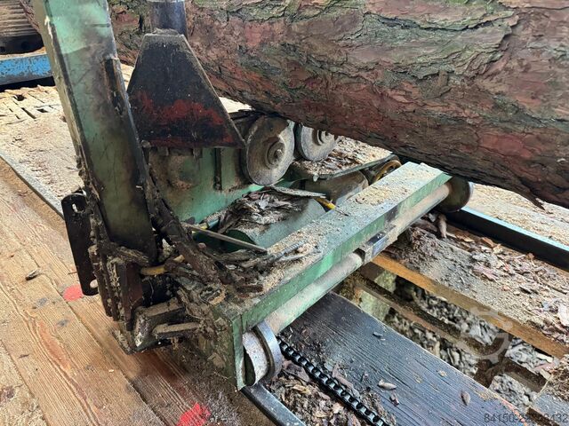 Tensioning carriage for frame saw Mayrhofer 