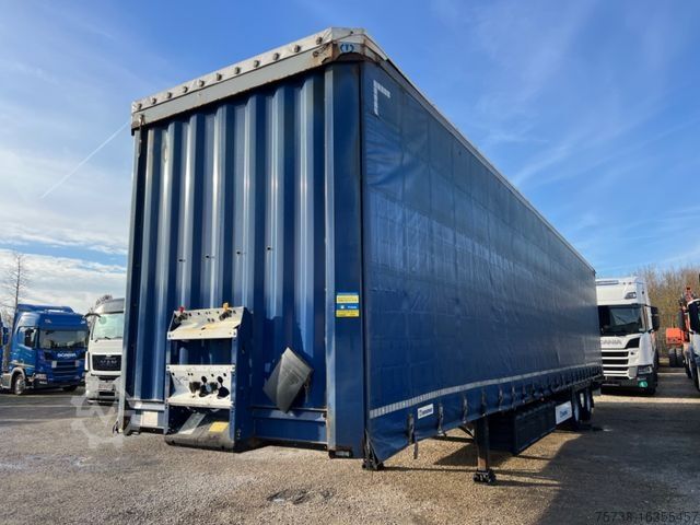 Open semitrailer with tarp KRONE Megatrailer/Hubdach/Schiebeplane/Edschaverdeck