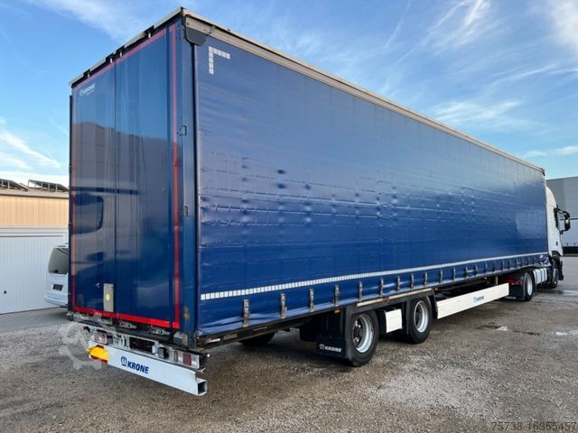 Open semitrailer with tarp KRONE Megatrailer/Hubdach/Schiebeplane/Edschaverdeck