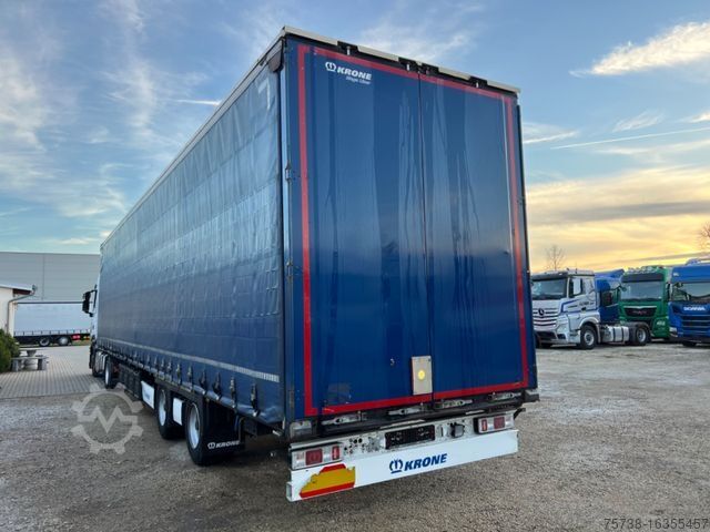 Open semitrailer with tarp KRONE Megatrailer/Hubdach/Schiebeplane/Edschaverdeck