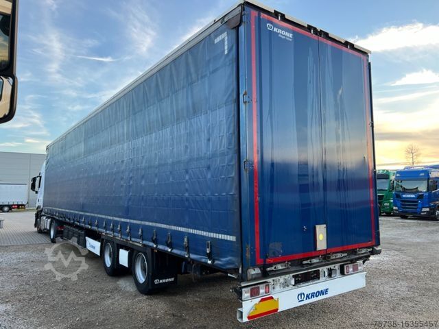 Open semitrailer with tarp KRONE Megatrailer/Hubdach/Schiebeplane/Edschaverdeck
