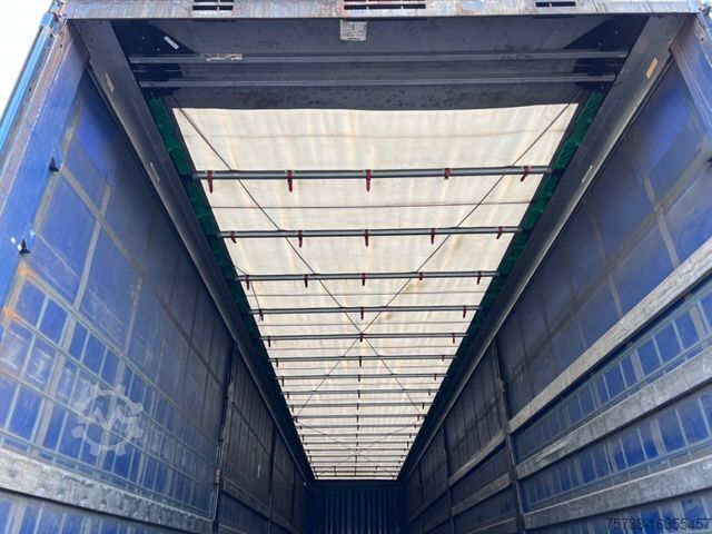 Open semitrailer with tarp KRONE Megatrailer/Hubdach/Schiebeplane/Edschaverdeck