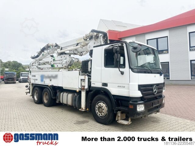 Concrete pump truck Mercedes-Benz Actros 2636 6x4, Betonpumpe Schwing Stetter