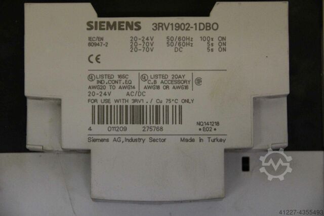 Circuit breaker Siemens SIRIUS 3RV