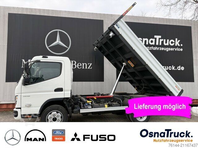 Transporter mit Kipper FUSO 7C18 3Seitenkipper,neues Mod. Klima,Nutzl.3800KG