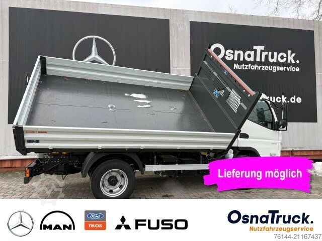Transporter mit Kipper FUSO 7C18 3Seitenkipper,neues Mod. Klima,Nutzl.3800KG