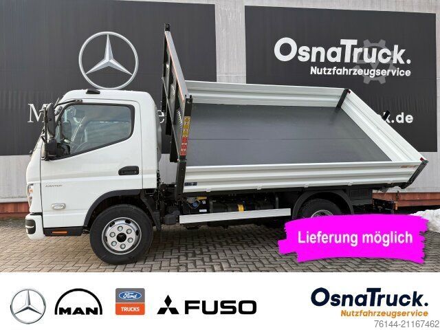 Transporter mit Kipper FUSO 7C18 3Seitenkipper,neues Mod. Klima,Nutzl.3800KG