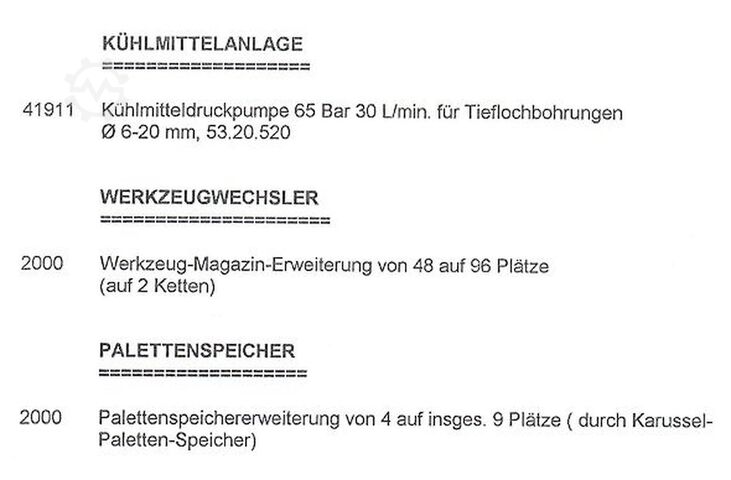 Horizontal machining center DIXI 100/CHO 2x48 - CHP 9