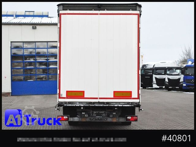 Auflieger mit Pritsche & Plane SCHMITZ SCS 24,Speed Curtain, Liftachse, Staplerhalterung 2900mm