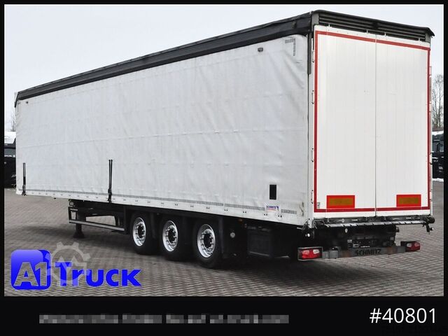 Auflieger mit Pritsche & Plane SCHMITZ SCS 24,Speed Curtain, Liftachse, Staplerhalterung 2900mm
