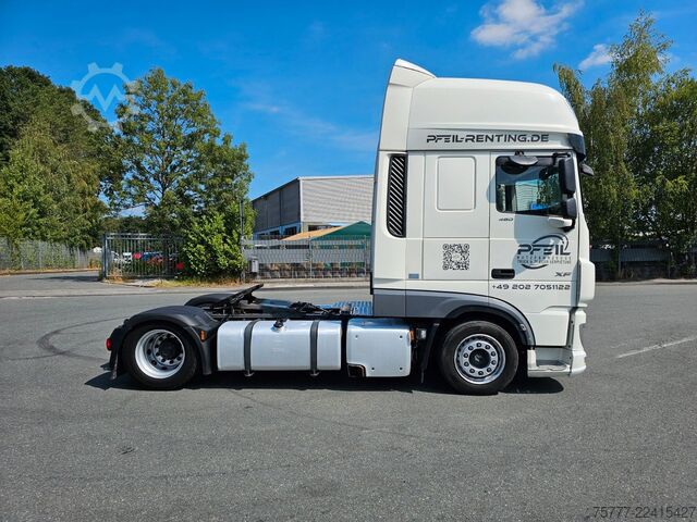 Volume tractor unit DAF XF106-480 SSC Low Deck-INTARDER-2Tanks-Hubsattel