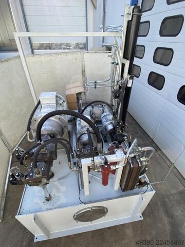 Hydraulikaggregat mit Hydraulikpumpe mit 3 Motoreinheiten bis 90 kW, bis 350 bar, Hydraulik Aggregat PARKER PV180, PV046, PV016, T6CC, AP180EM, A4ES0