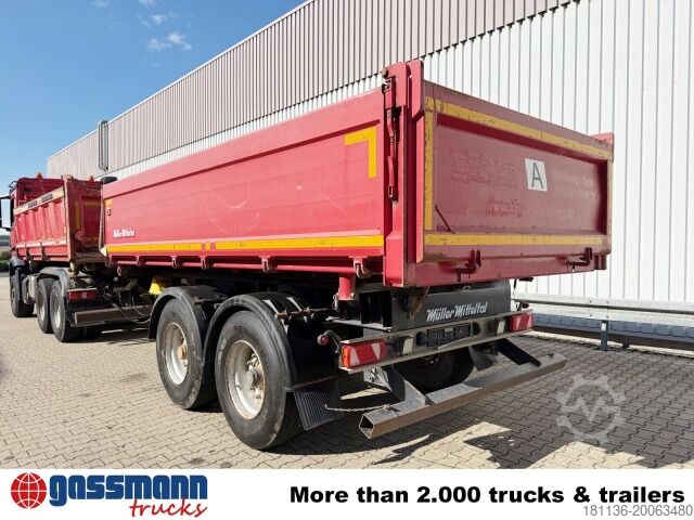 Three-way tipper trailer Müller-Mitteltal KA-TA-R 18.0, Alu-Bordwände, ca. 10m³