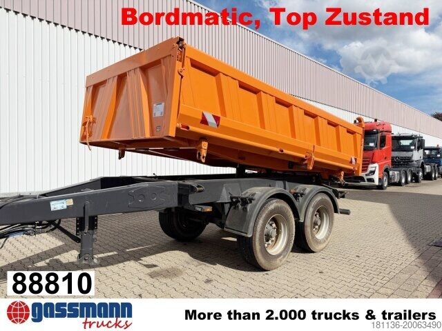 Three-way tipper trailer Meiller MZDA 18/21, Bordmatik