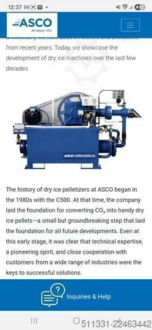 DrDryice dry ice blasting equipment ASCO C500