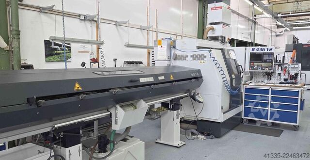 CNC lathe with bar loader BIGLIA B436 Y2