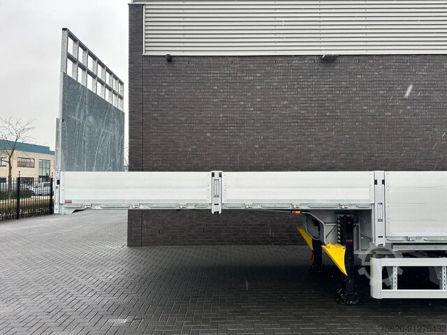 Semi low-loader A&D BELGIE 2 ASSER SEMIE HYDRAULISCH GESTUURD