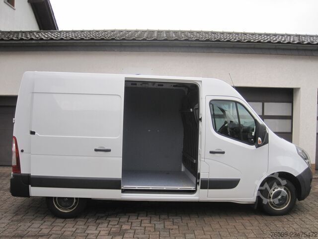 Box wagon high + long Opel Movano 2,3 D L2H2 Schwingsitz 270° Türen