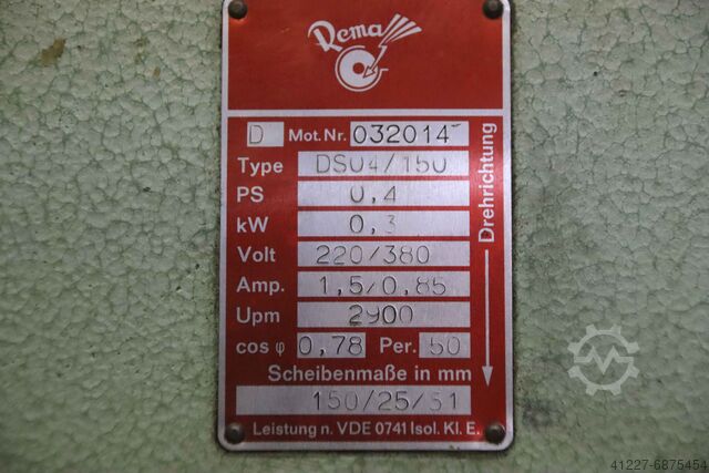 Bench grinder Rema DSO4/150