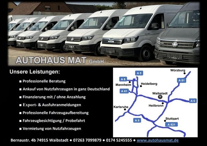 Kleinbus VW CRAFTER 9 SITZER KLIMA HECKANTRIEB HECKLIFT