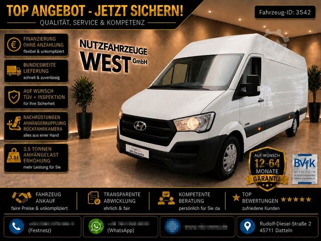 High top van HYUNDAI H350 2,5 CRDI Maxi Hoch+Lang*L3-H2*Garantie*