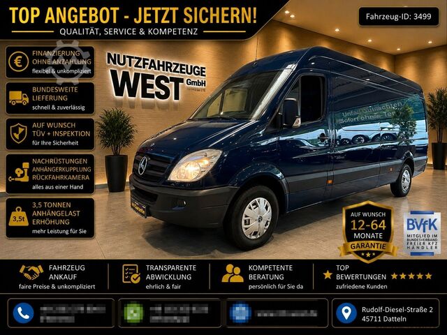 Kastenwagen hoch MERCEDES-BENZ Sprinter 316 CDI Maxi Hoch+Lang*Garantie*