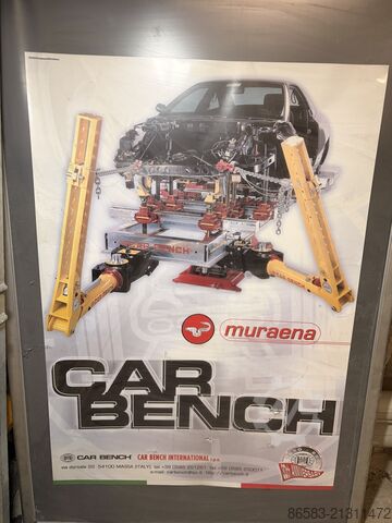 Mobile straightening bench with scissor lift Car Bench Muraena